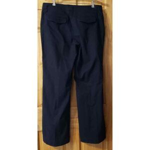 *Flaw* a.n.a Black Cotton Chino Pants Women's Size 12 Wide Leg Slacks